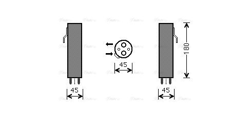 Trockner, Klimaanlage AVA QUALITY COOLING fdd584