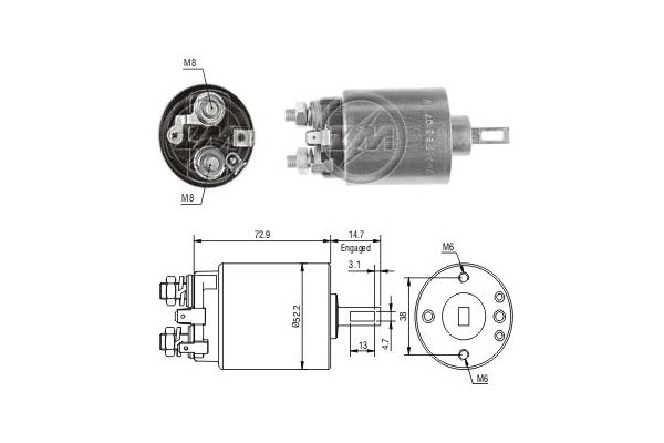 Magnetschalter, Starter ERA ZM785