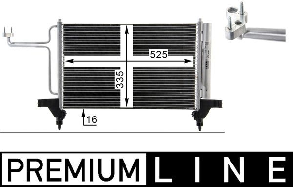 Kondensator, Klimaanlage MAHLE AC790000P
