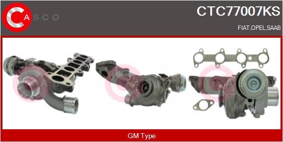 Turbolader Casco CTC77007KS