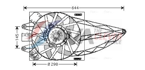 Lüfter, Motorkühlung AVA QUALITY COOLING FT7527