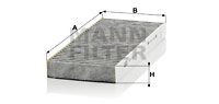 Filter, kupéventilation MANN-FILTER CUK 26 013-2