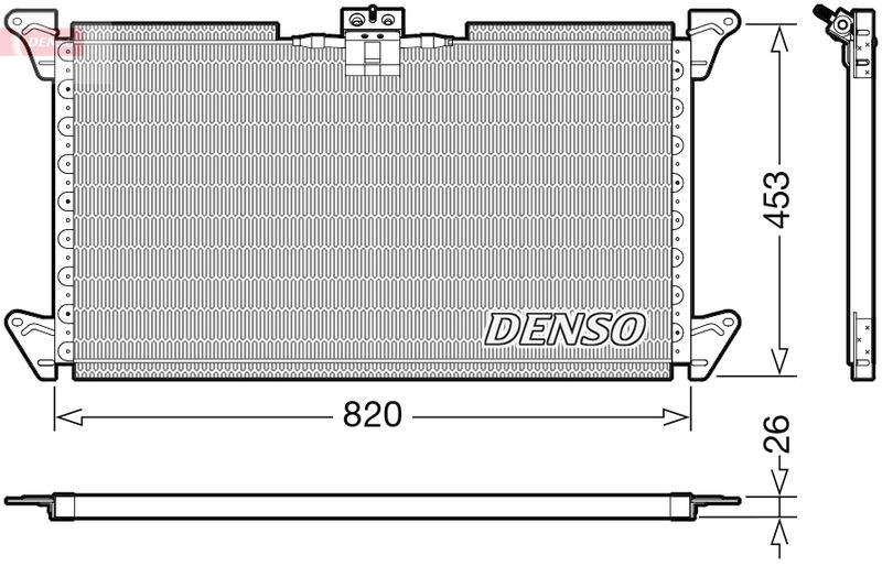 Kondensator, Klimaanlage DENSO DCN99075