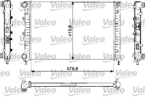 Kühler, Motorkühlung VALEO 732730