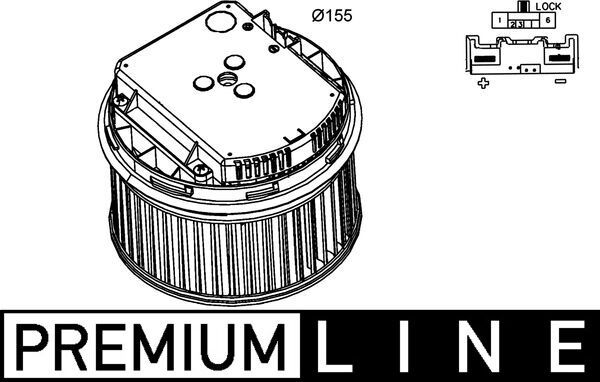 Innenraumgebläse MAHLE ab 262 000p