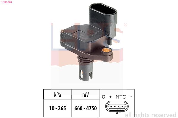 Luftdrucksensor, Höhenanpassung EPS 1.993.089