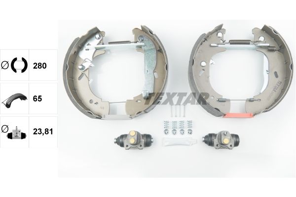 Bremsbackensatz TEXTAR 84054500