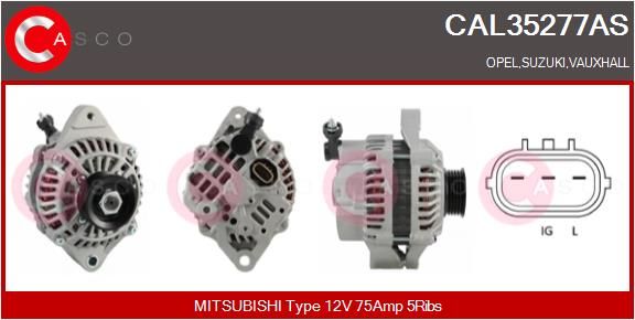 Lichtmaschine Generator Casco CAL35277AS