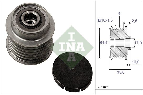 Generatorfreilauf INA 535000610