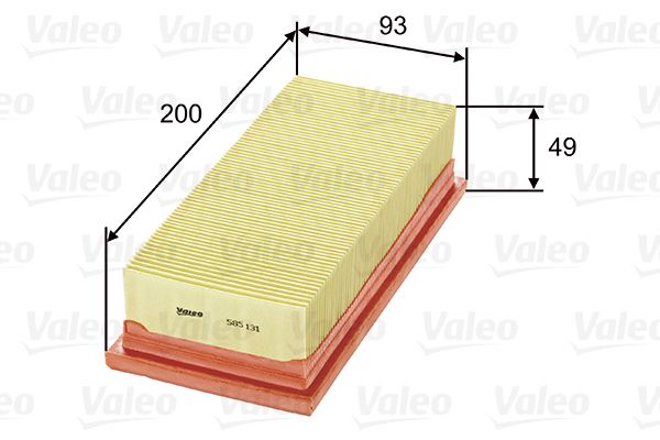 Luftfilter VALEO 585131