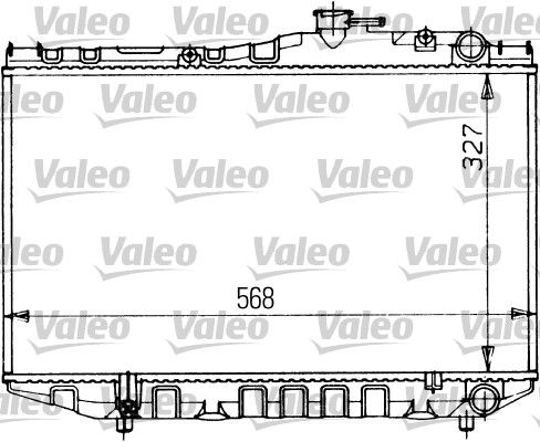 Kühler, Motorkühlung VALEO 730470