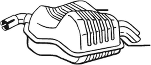Endschalldämpfer BOSAL 215-003