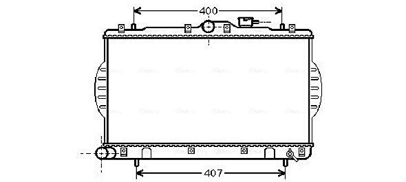 Kühler, Motorkühlung AVA QUALITY COOLING hya2047