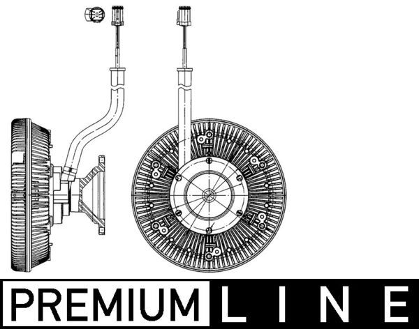 Kupplung, Kühlerlüfter MAHLE CFC217000P