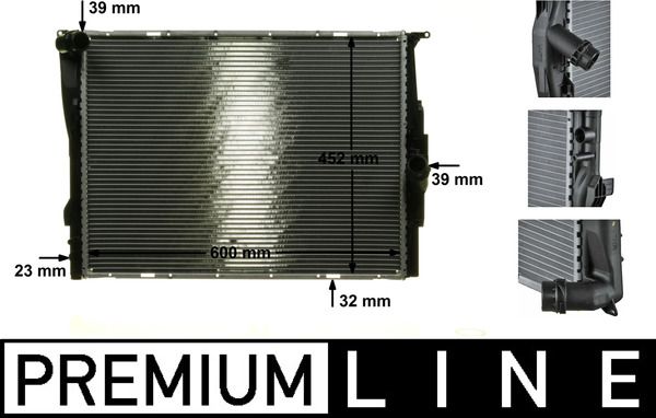 Kühler, Motorkühlung MAHLE CR1090000P