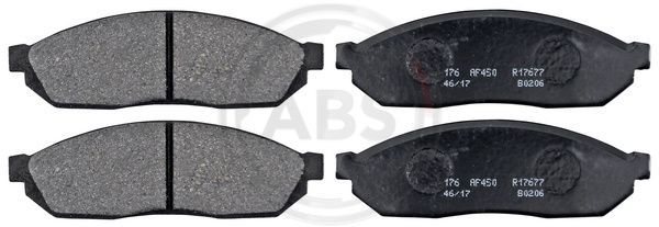 Bremsbelagsatz Bremsbeläge A.B.S. 36156