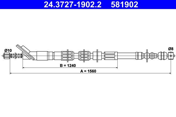 Seilzug, Feststellbremse ATE 24.3727-1902.2