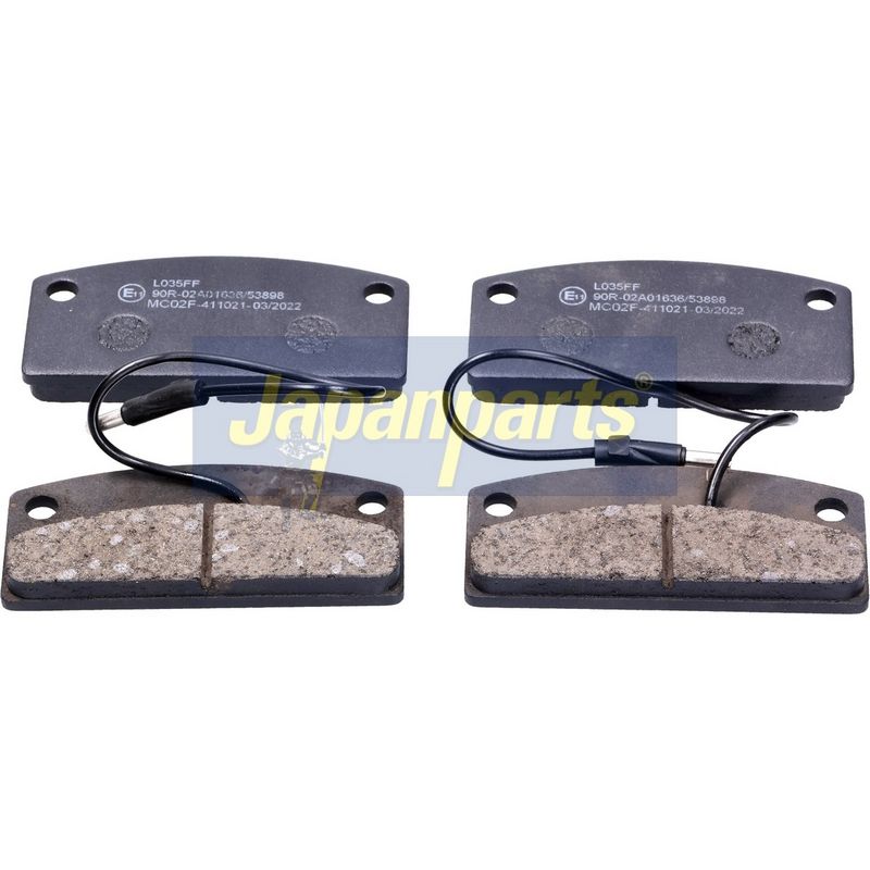 Bremsbelagsatz, Scheibenbremse JAPANPARTS PA-MC02