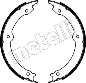 Bremsbackensatz, Feststellbremse METELLI 53-0451
