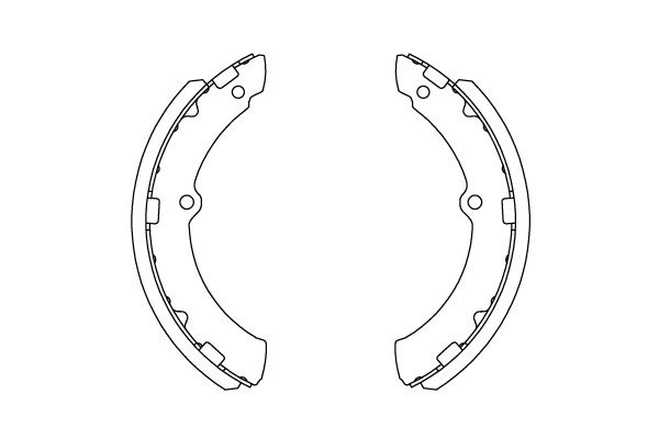 Bremsbackensatz KAVO PARTS KBS-9945