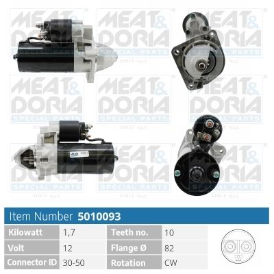 Starter MEAT & DORIA 5010093