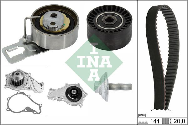 Vattenpump + kuggremssats INA 530 0698 30