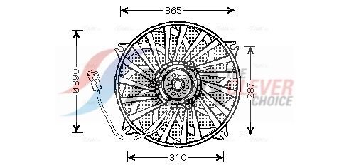 Lüfter, Motorkühlung AVA QUALITY COOLING CN7533