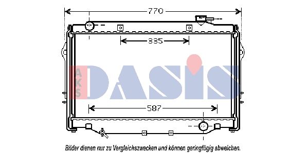 Kühler, Motorkühlung AKS DASIS 210179N