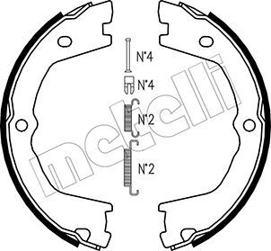 Bremsbackensatz, Feststellbremse METELLI 53-0086K