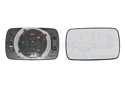 Spiegelglas, Außenspiegel VAN WEZEL 0620838