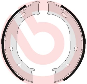 Bremsbackensatz, Feststellbremse BREMBO S 50 511