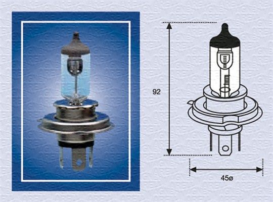 Glühlampe, Fernscheinwerfer MAGNETI MARELLI 002156100000