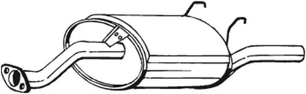 Endschalldämpfer BOSAL 163-727