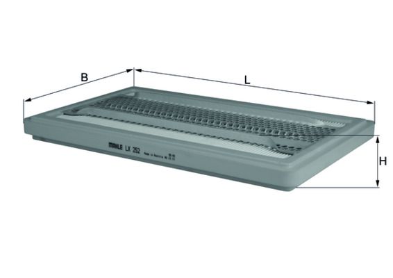 Luftfilter MAHLE LX252