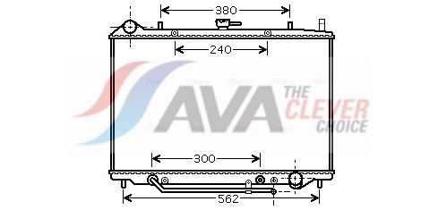 Kühler, Motorkühlung AVA QUALITY COOLING OL2455