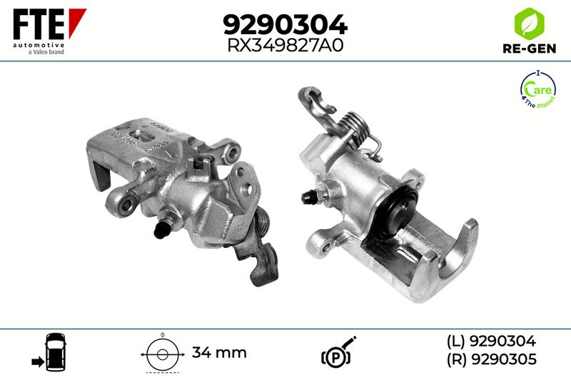 Bremssattel FTE 9290304