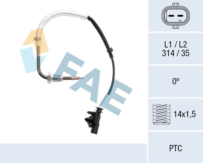 Sensor, Abgastemperatur FAE 68104