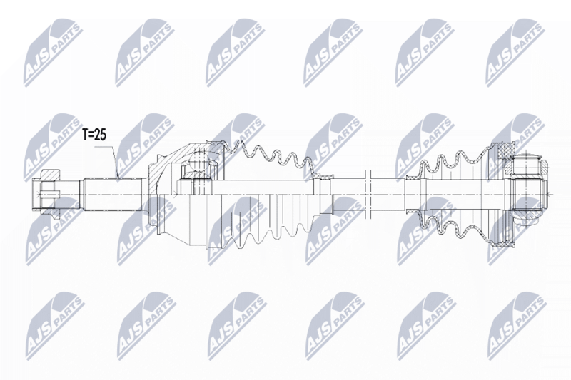 Antriebswelle NTY NPW-FT-025