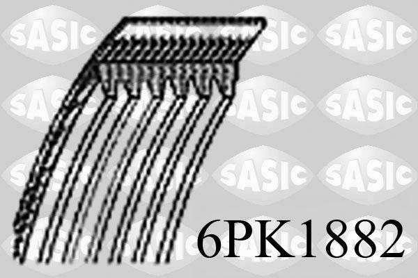 Keilrippenriemen SASIC 6PK1882