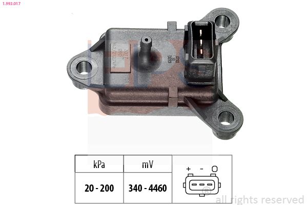 Luftdrucksensor, Höhenanpassung EPS 1.993.017