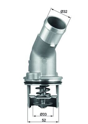 Thermostat, Kühlmittel MAHLE TI20592D