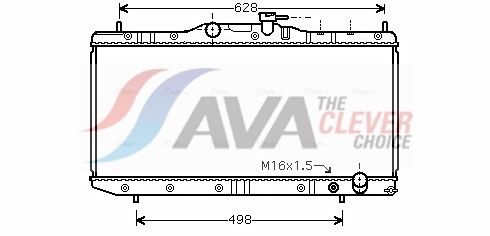 Kühler, Motorkühlung AVA QUALITY COOLING TO2291