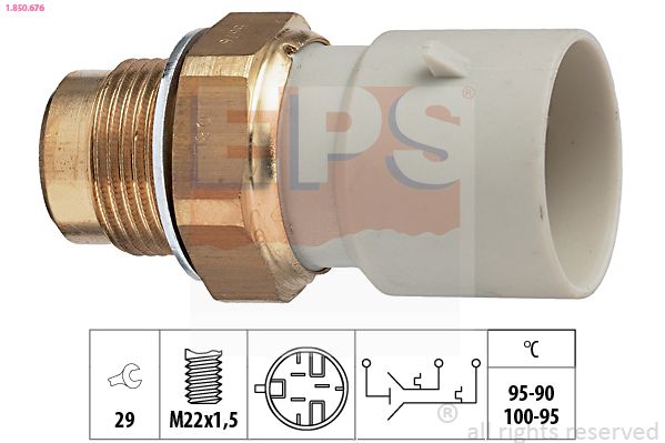 Temperaturschalter, Kühlerlüfter EPS 1.850.676