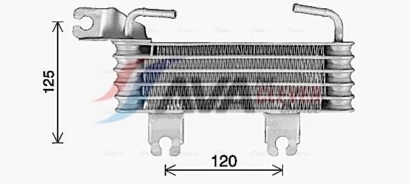 Ölkühler, Motoröl AVA QUALITY COOLING HY3500