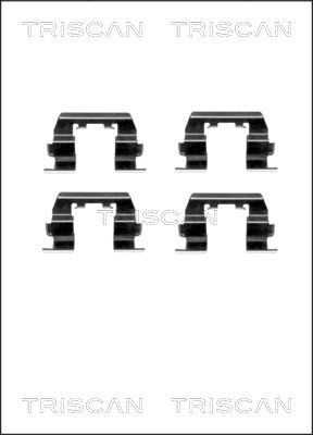 Zubehörsatz Scheibenbremsbelag TRISCAN 8105 431621