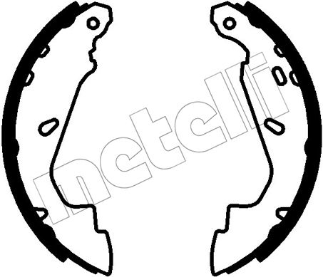 Bremsbackensatz METELLI 53-0790