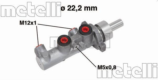 Hauptbremszylinder METELLI 05-0671