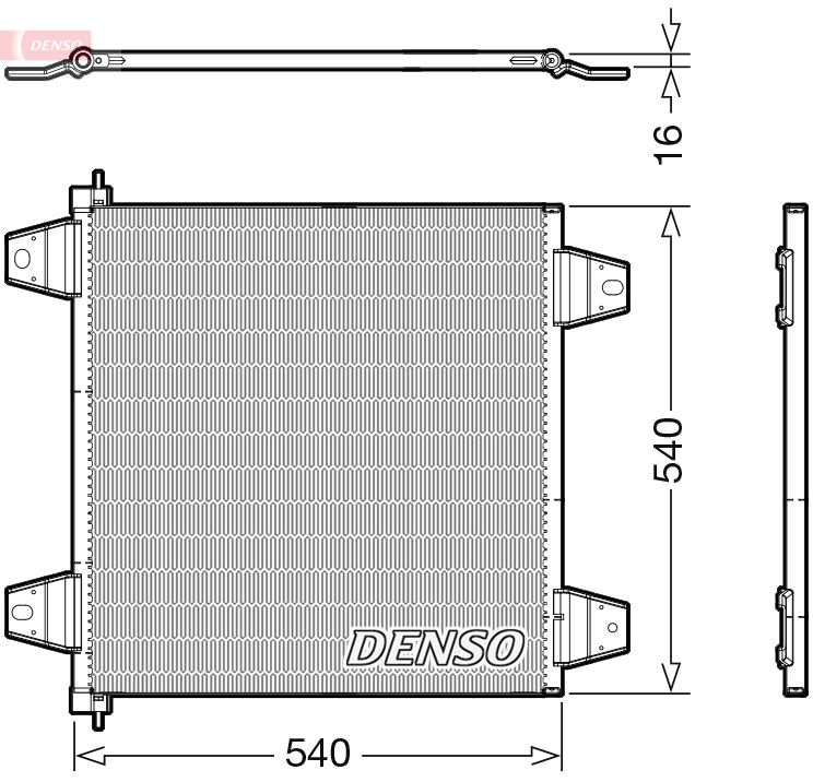 Kondensator, Klimaanlage DENSO DCN99065
