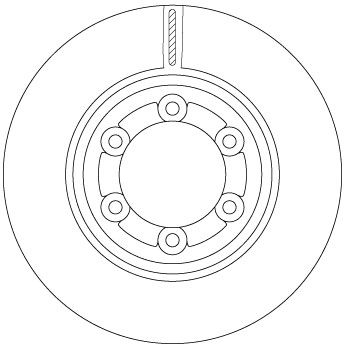 Bremsscheibe TRW DF6984