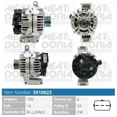 Generator MEAT & DORIA 5510023